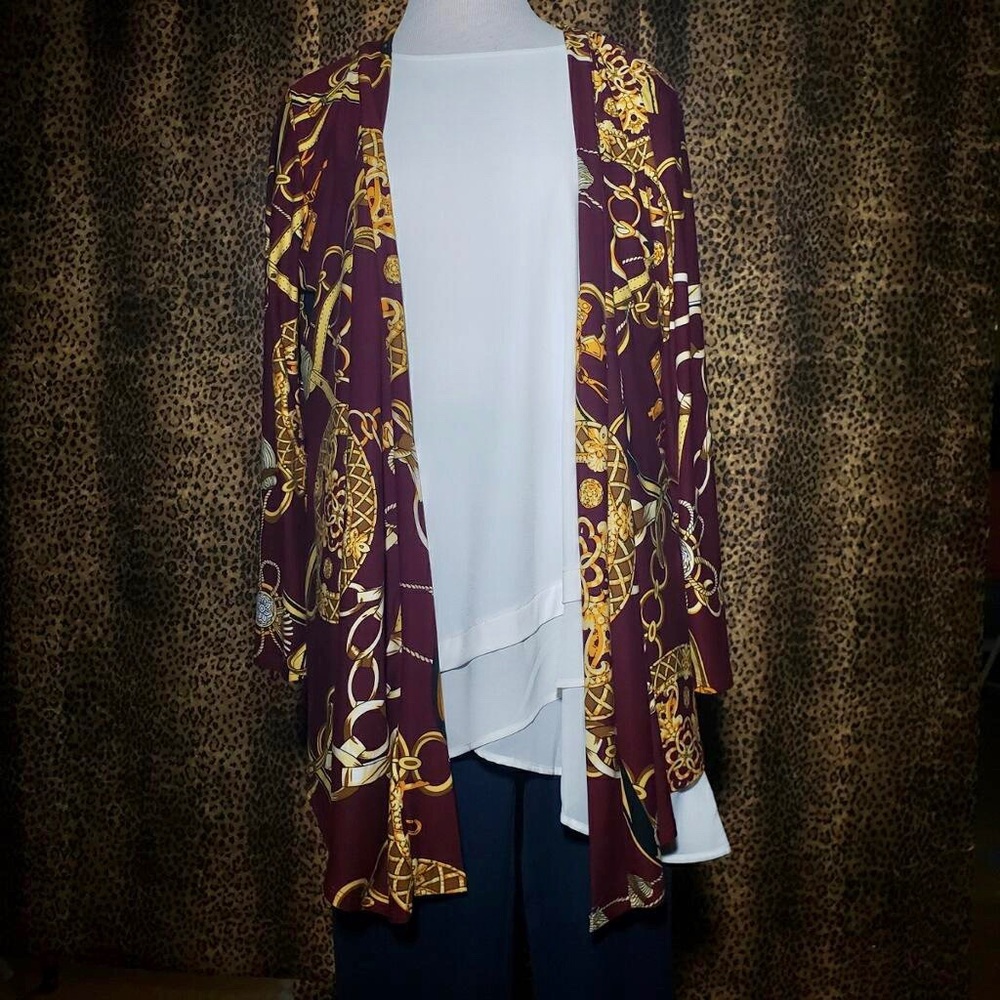 Gold Chain cardigan ⛓💋
